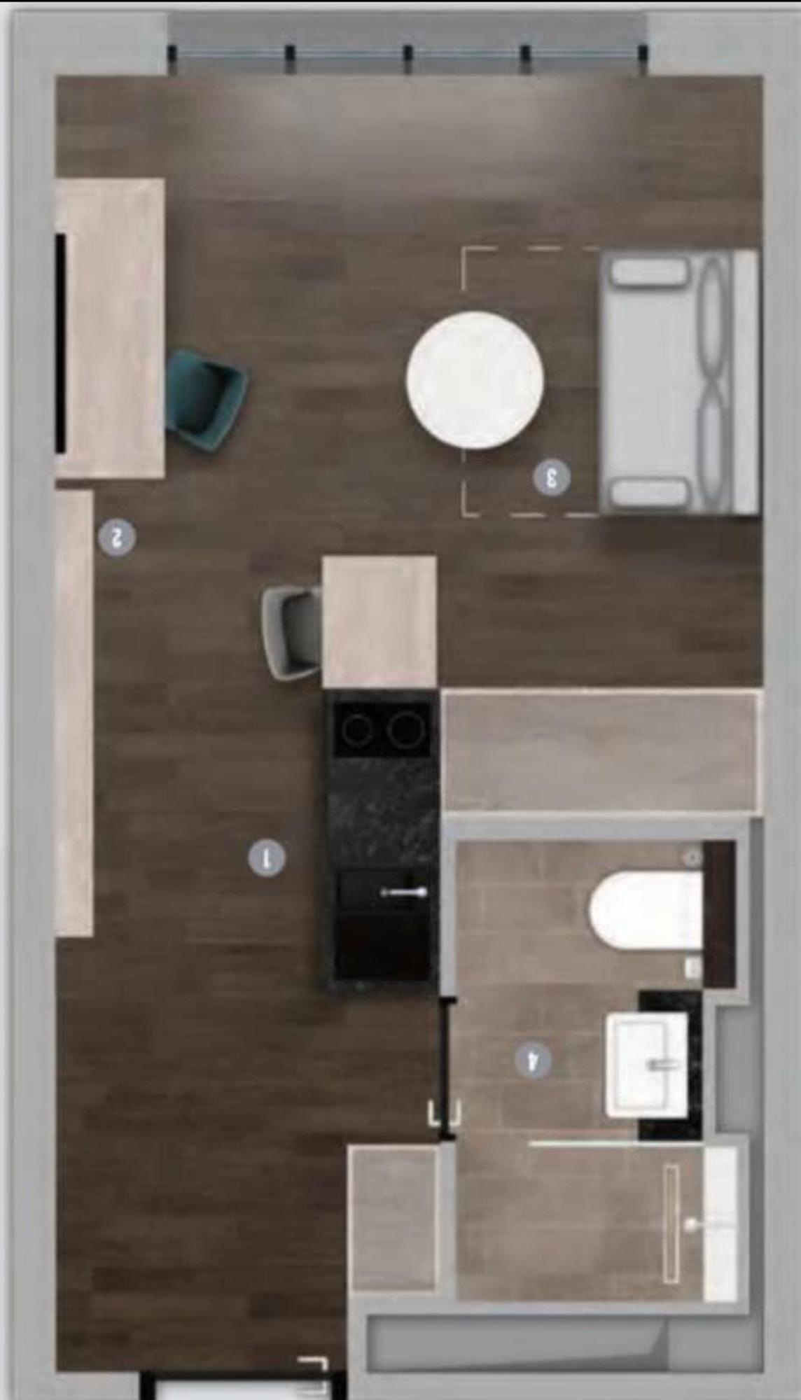 Studio Apartment Uber Den Wolken 베를린 외부 사진